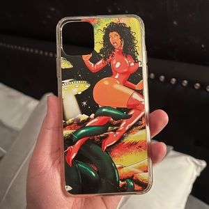 Nicki Minaj iPhone 11 Pro Max case. Feels really good on. Used a time or two